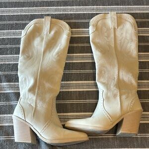 white cowgirl boots